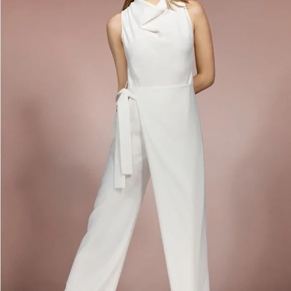 Zara jumpsuit white romper kaftan - Picture 9 of 13